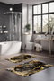 Mijölnir Juego de 2 Alfombrillas de Baño CT-5047 Multicolor